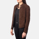 Kelsee Mocha Suede Jacket